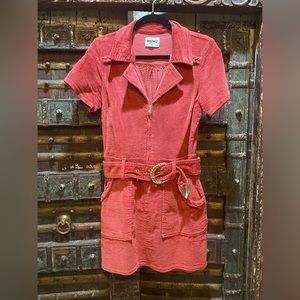 Show me your MUMU corduroy, outlaw, belted, mini dress revolve sold out online